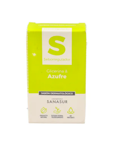 Sanasur Jabon Dermatologico Glicerian Y Azufre...