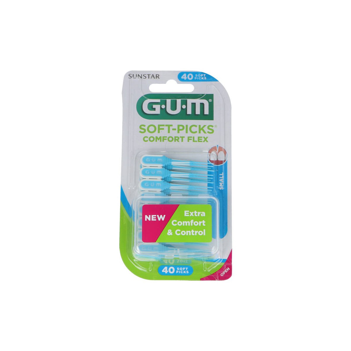 Gum Soft Picks Comfort Flex Small 40 unidades
