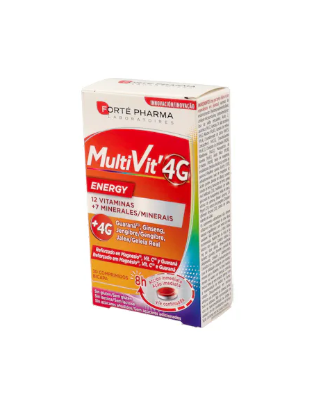 MULTIVIT 4G ENERGÍA 30 Comp