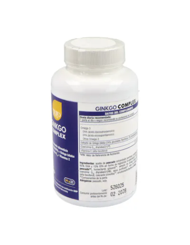 Puro Omega Ginkgo Complex Dha/Epa Q10 60Perlas