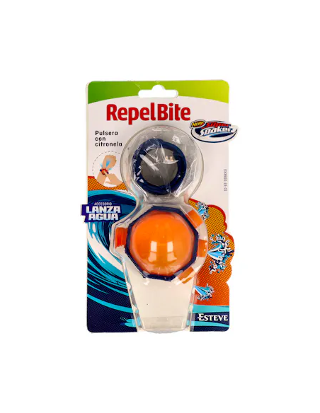 Repel Bite Natural Pulsera Citron Acces Lanza Agua