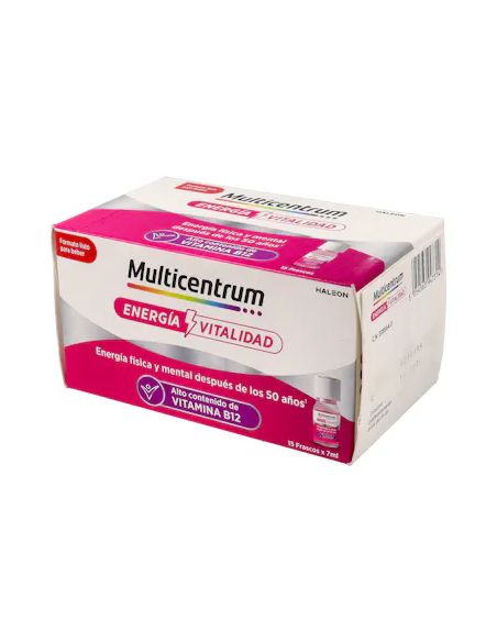 Multicentrum Energia & Vitalidad Sabor Frambuesa 15 Amp