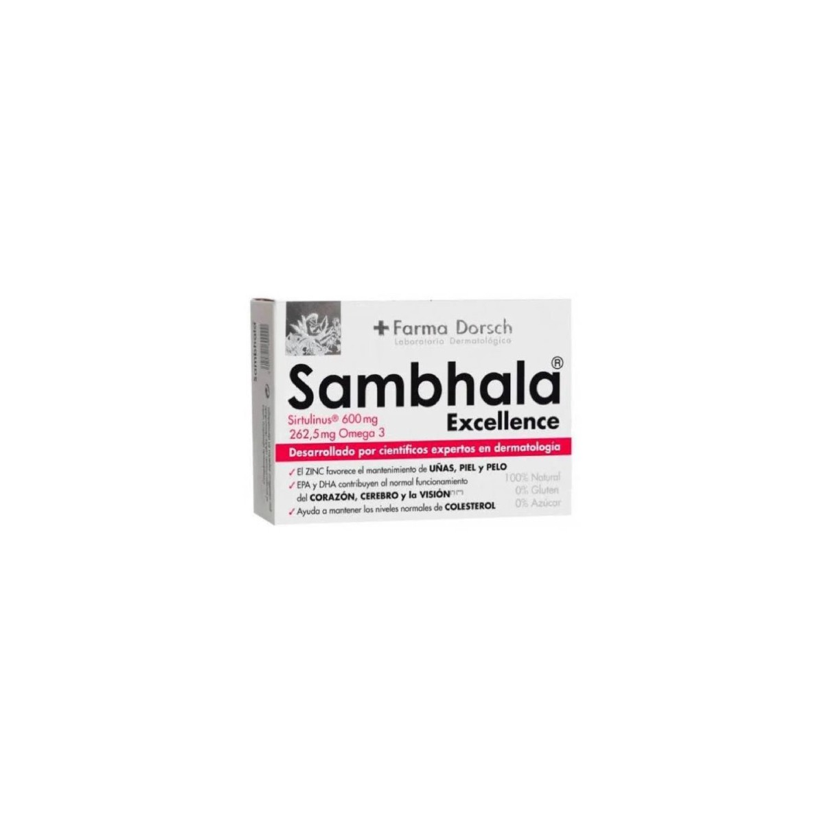 Sambhala 600 mg 30 cápsulas