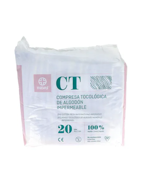 Compresas Maternity Algodon 20 Unidades