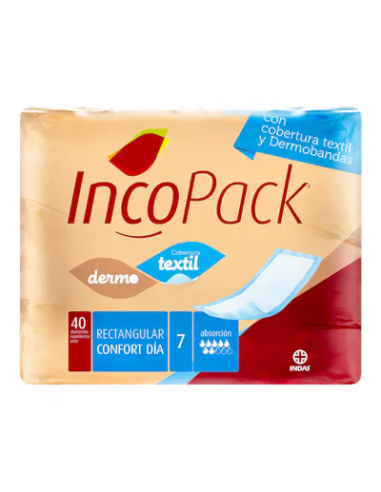 Incopack Rectangular Día Confort 17X60 Cm. Caja...