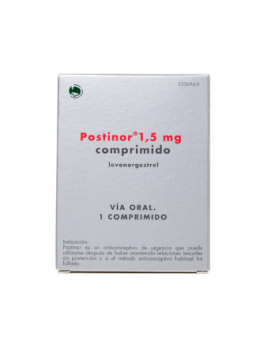 Postinor 1,5 mg 1 comprimido