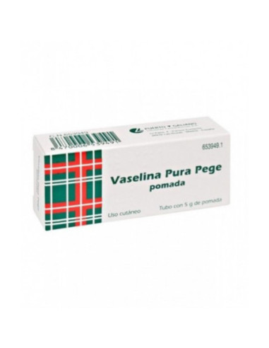 Vaselina pura pege pomada 1 tubo 5 g