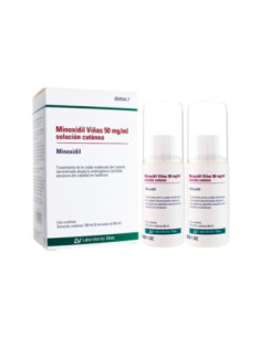 Minoxidil viñas 50 mg/ml solucion cutanea 2 frascos 60 ml
