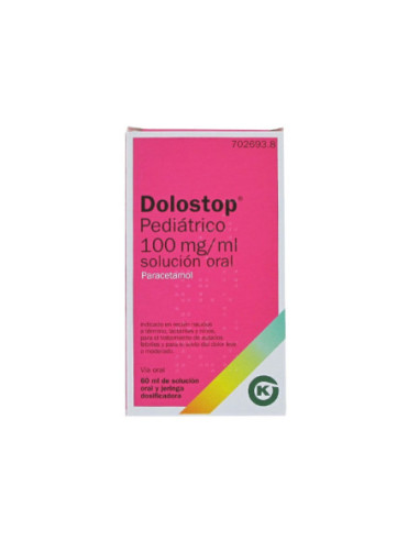 Dolostop pediatrico 100 mg/ml solucion oral 1...