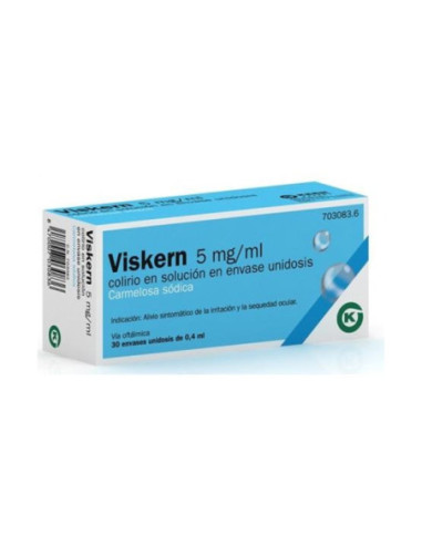 Viskern 5 mg/ml colirio en solucion 30...