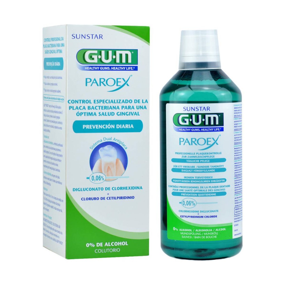 Gum Paroex Mante Colutorio Clorhexidina 0.06% 500