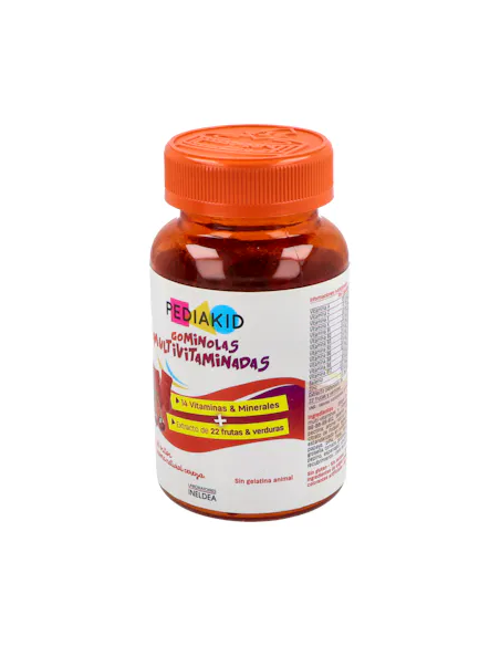 Pediakid Ositos Frutas+Verduras+22 Vit & Oligo 60 Gominolas