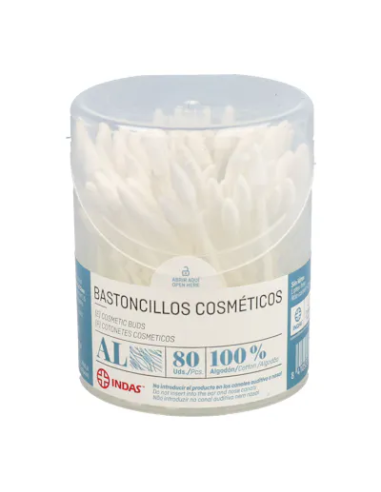 Bastoncillos Indas Cosmeticos 80 U
