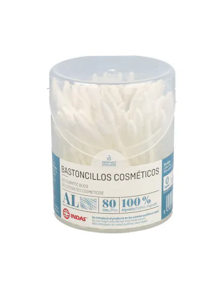 Bastoncillos Indas Cosmeticos 80 U