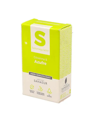 Sanasur Jabon Dermatologico Glicerian Y Azufre...