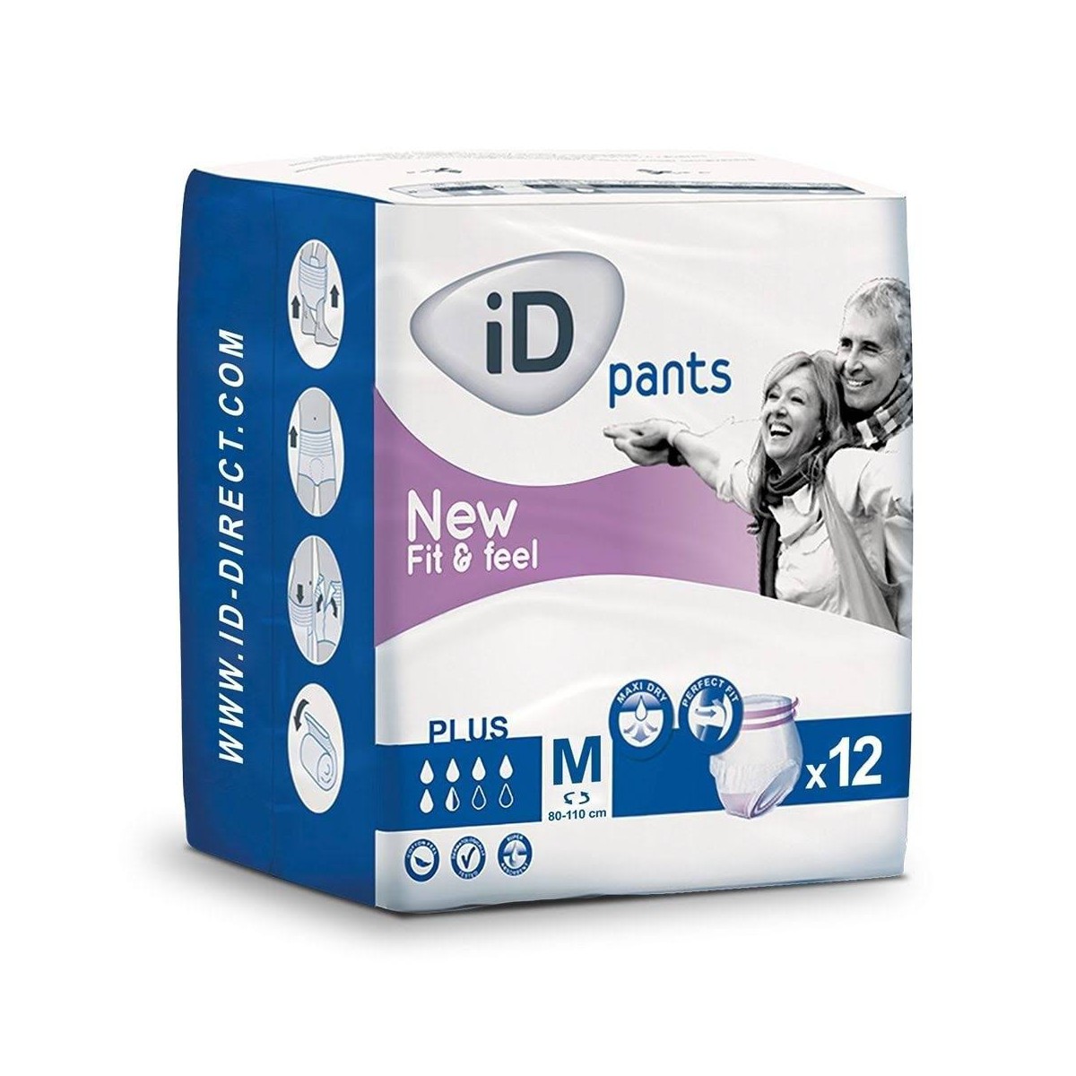 ID Intime Pants M Plus 12 unidades