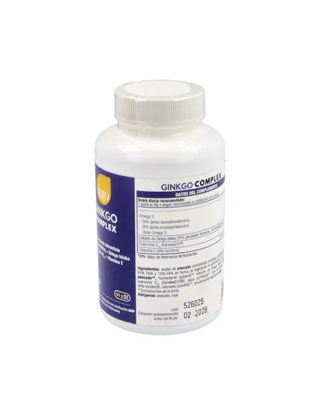 Puro Omega Ginkgo Complex Dha/Epa Q10 60Perlas