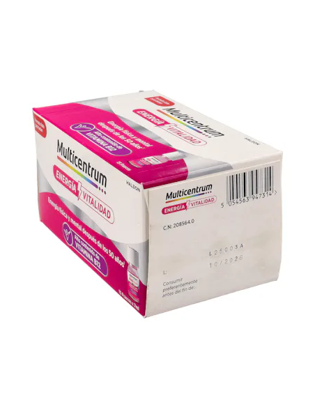 Multicentrum Energia & Vitalidad Sabor Frambuesa 15 Amp