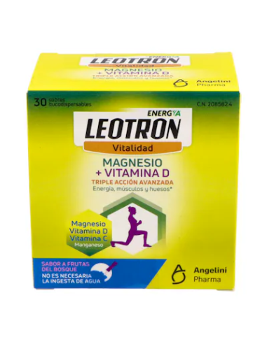 Leotron Mag + Vit D 30 Sticks