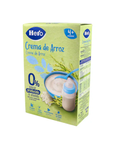 Hero Crema De Arroz Sin Gluten 220 G