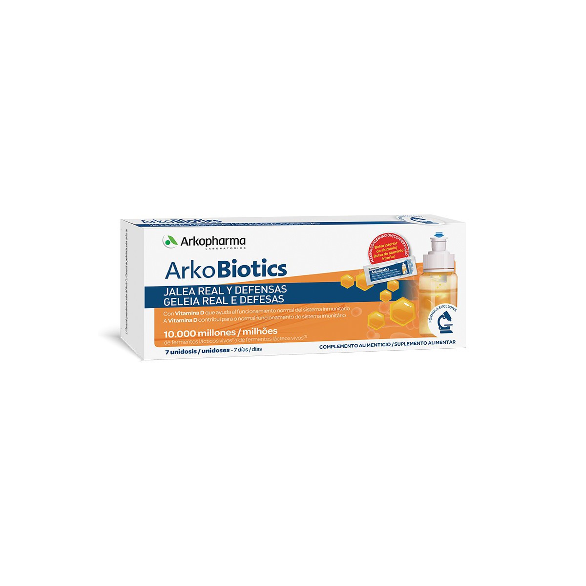 Arkobiotics Vitamina y Defensas Adultos 7 dosis