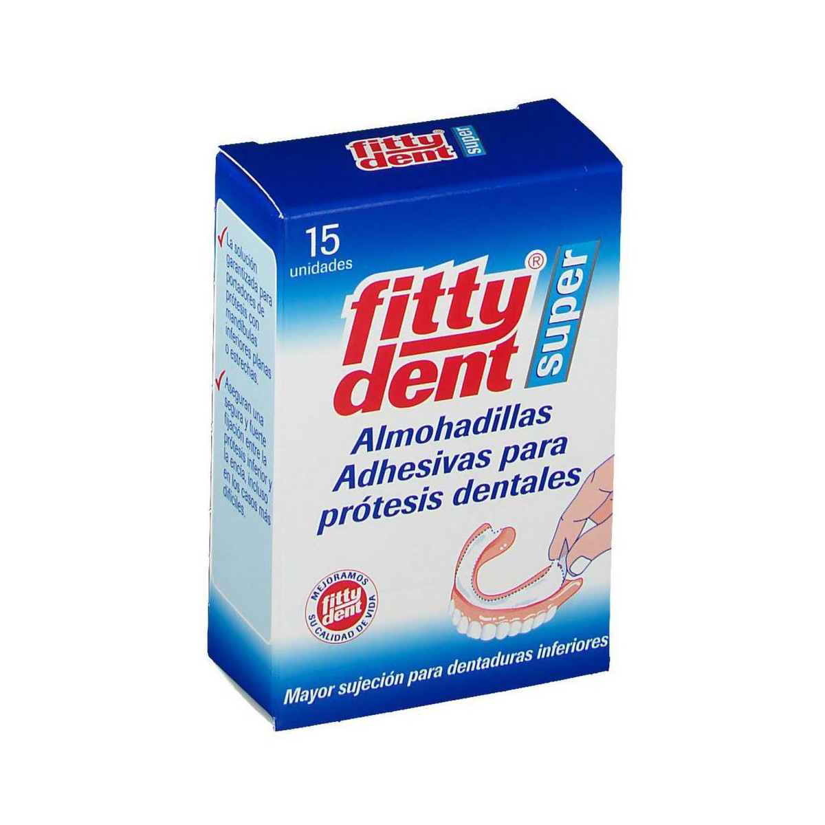 Fittydent Confort Almohadillas para la Infección Dental, Pack de 15