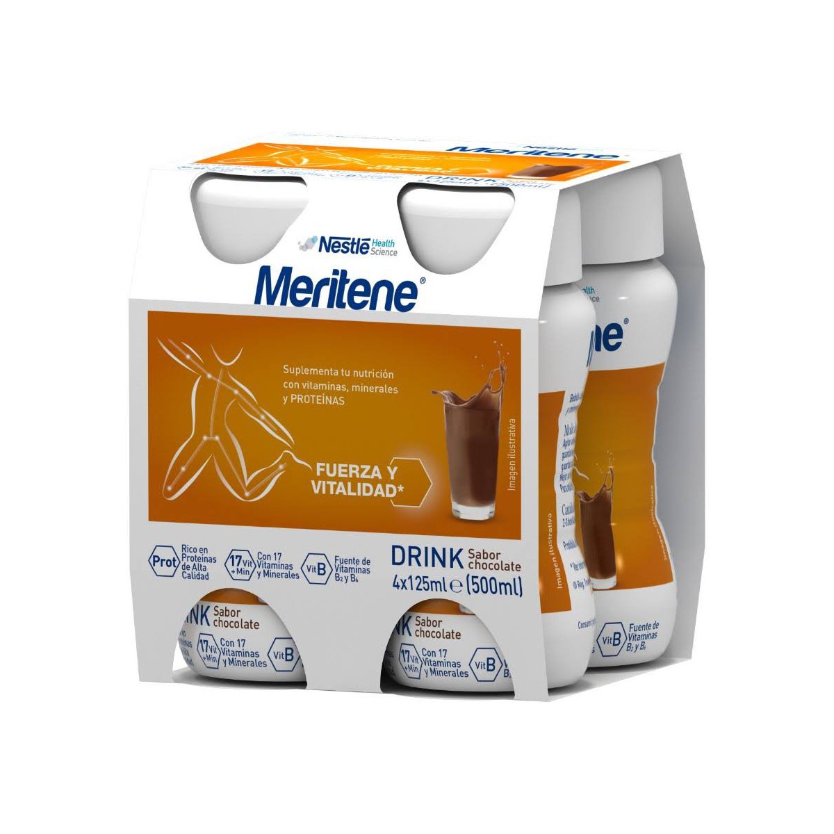 Meritene Drink Chocolate 4x125