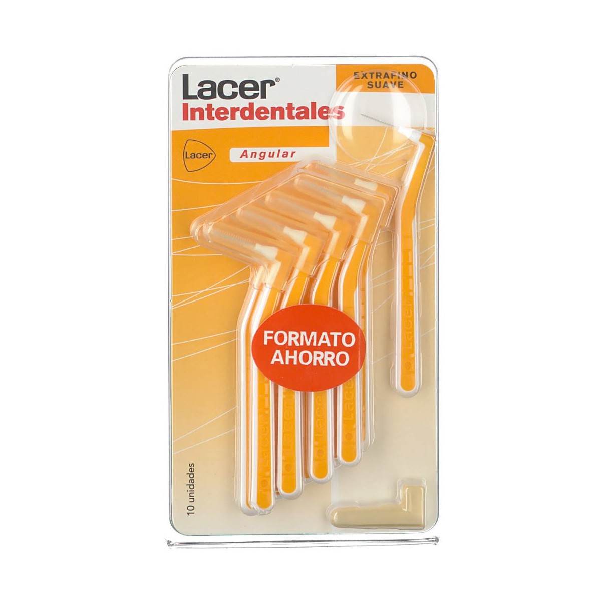 Cepillo Lacer Interdental Angular Extrafino 10 Unidades