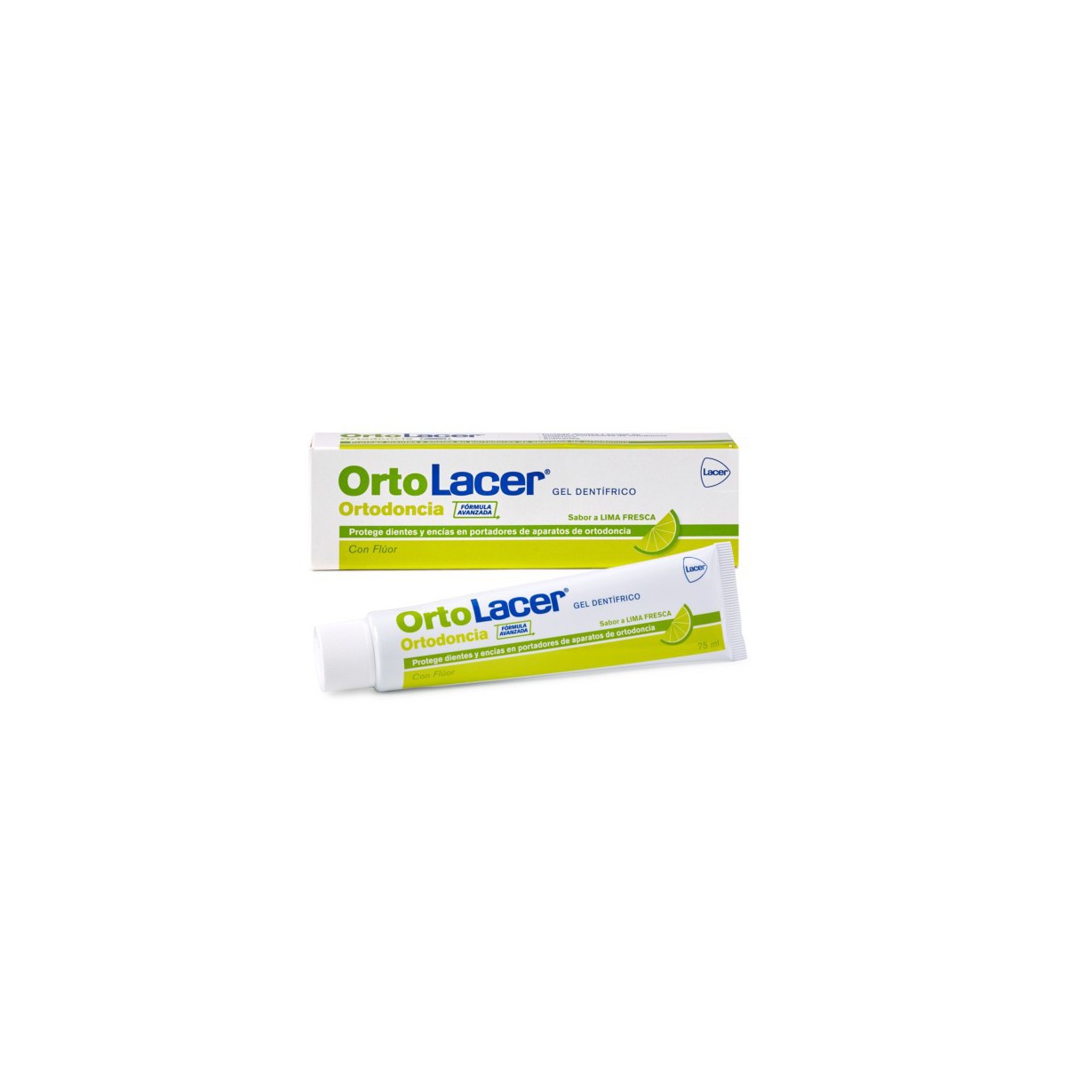Orto Lacer Gel Dentífrico Lima 75 ml