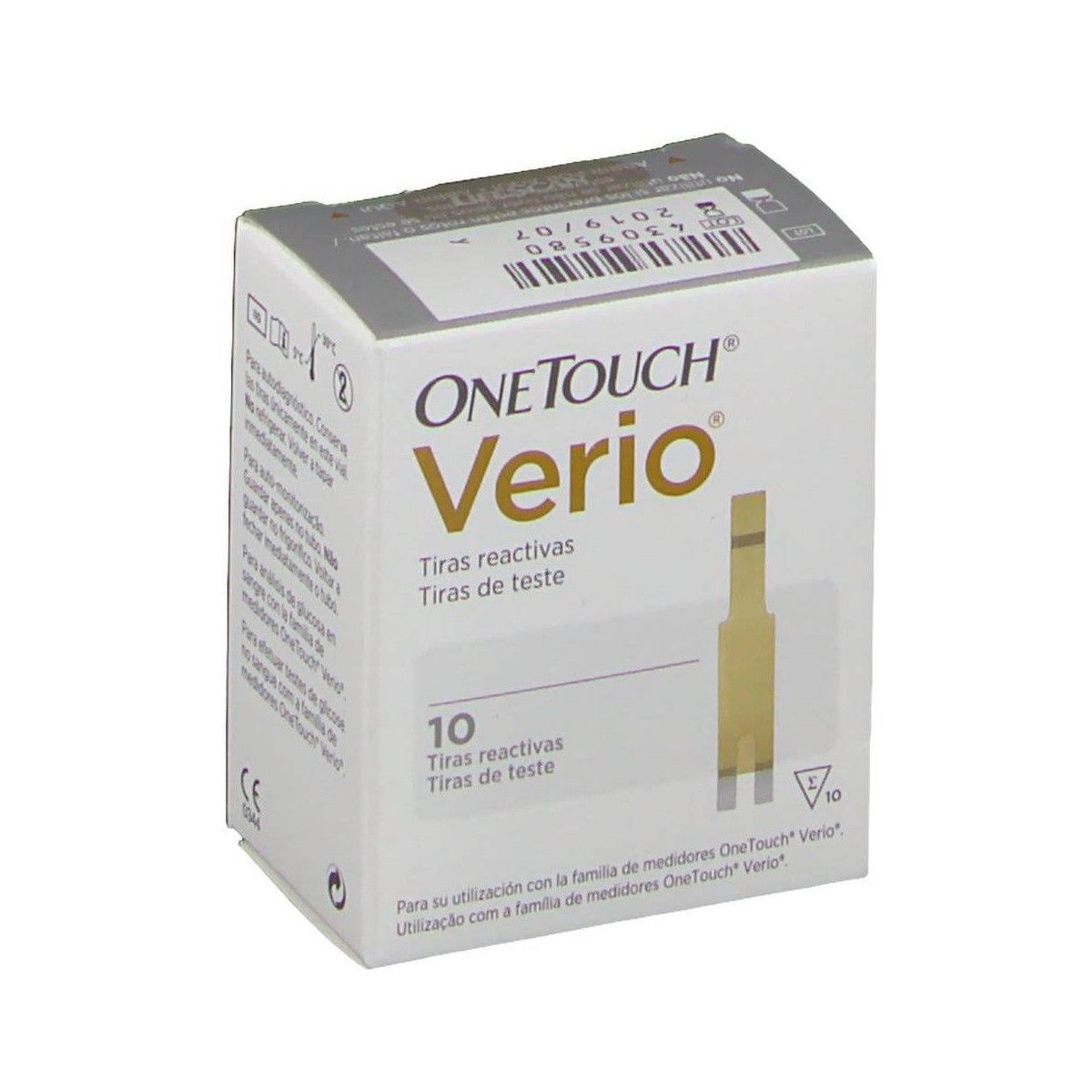 OneTouch Verio Glucosa 10 Tiras