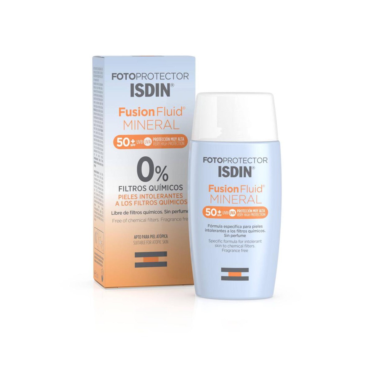 Fotoprotector ISDIN Mineral Fusion Fluid SPF 50+