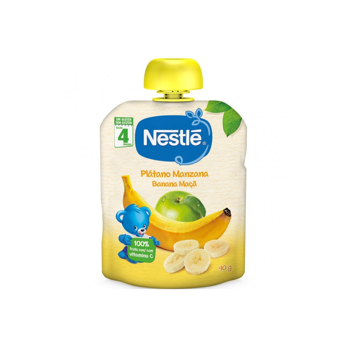 Nestle Natur Bolsa Plátano Manzana 90