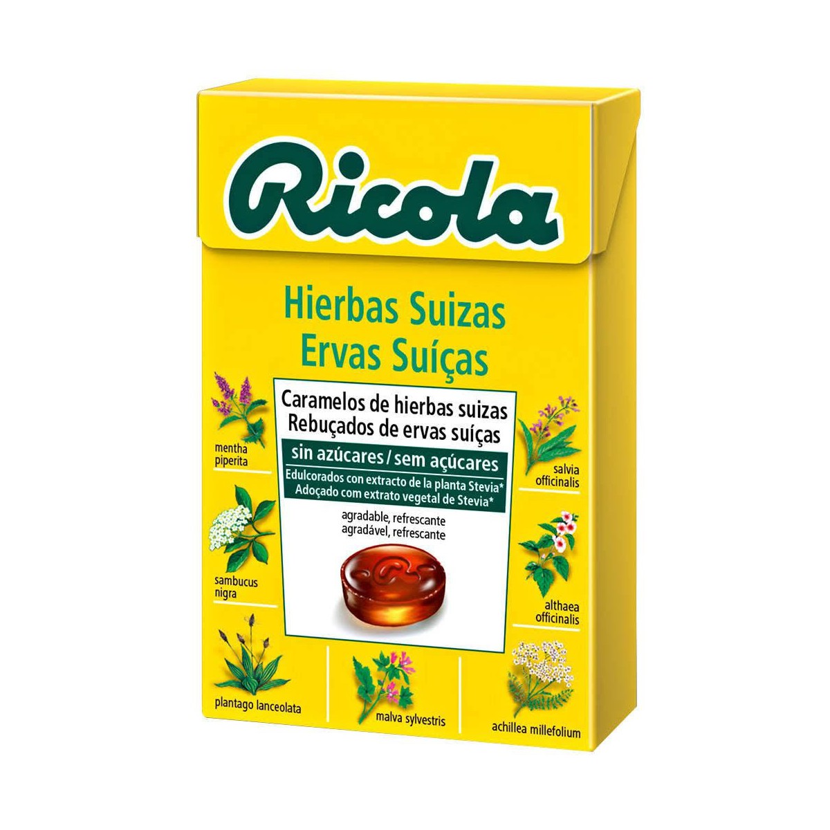 Ricola Caramelo Hierbas sin Stevia 50