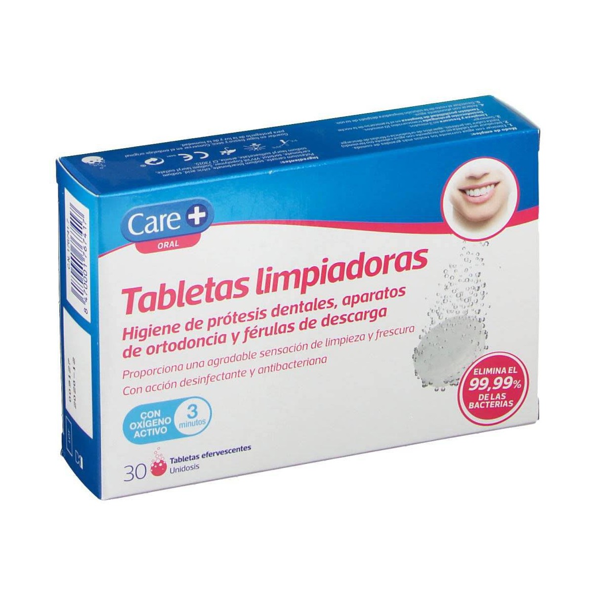 Care+ Tabletas Efervescentes Limpiadoras