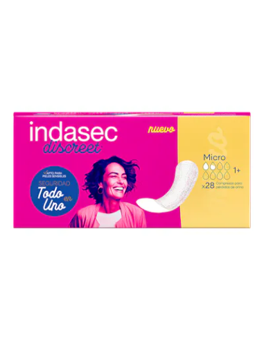 Indasec Discreet Micro Bolsa 28 Unidades