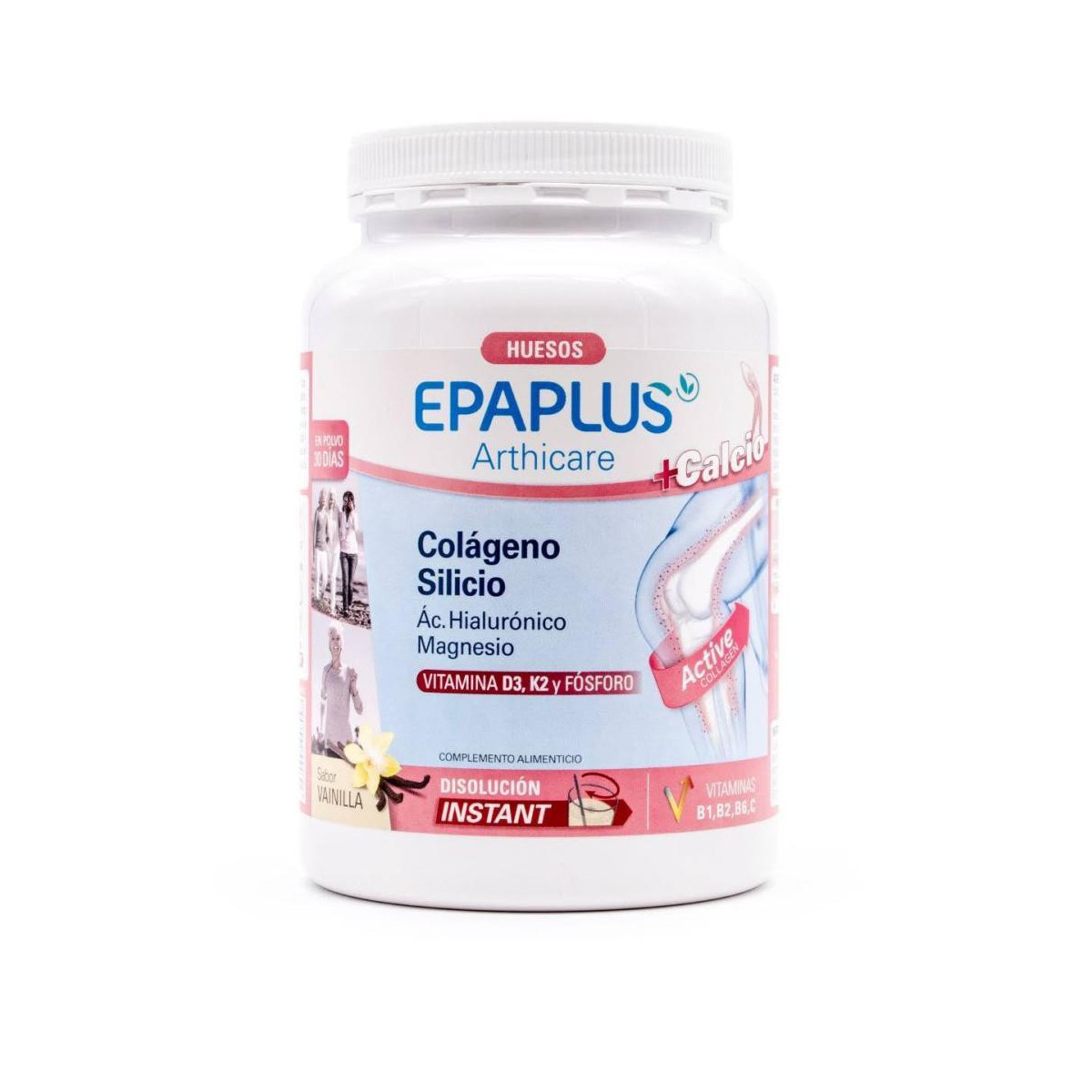 Epaplus Colágeno con Ácido Hialurónico, Calcio y Vitamina D