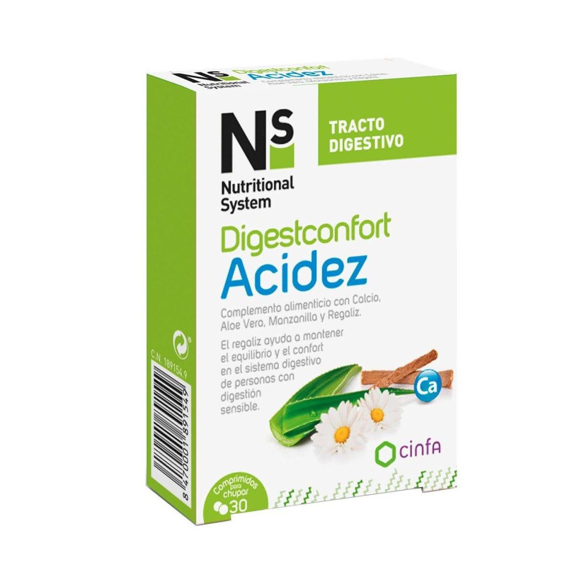 NS Digest Confort Acidez 30 Comprimidos