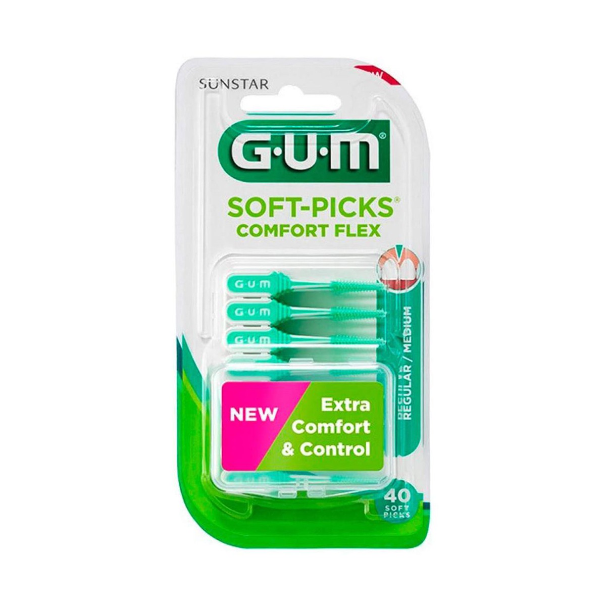 Gum Soft Picks Comfort Flexible Regular