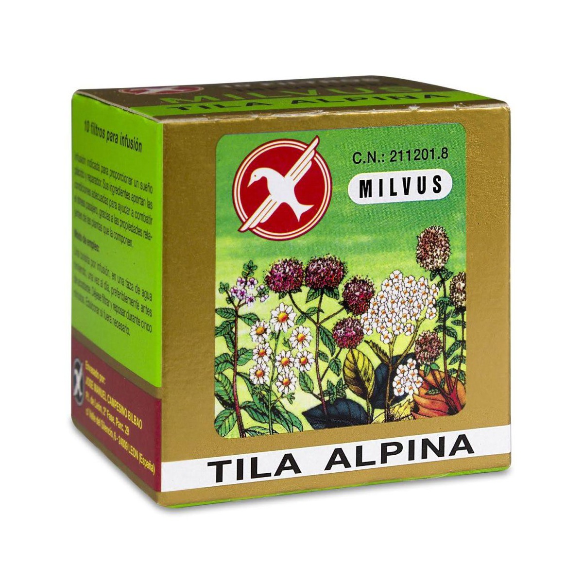 Milvus Tila Alpina 10 Filtros