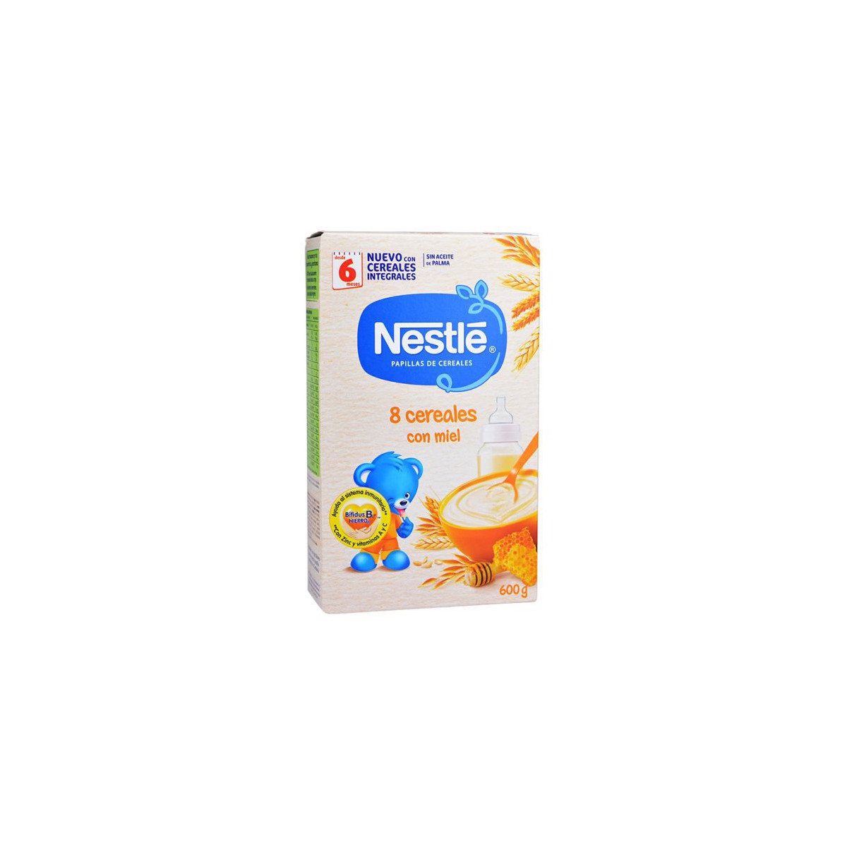 Nestle Papilla 8 Cereales Miel 600 gr