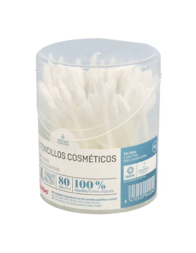 Bastoncillos Indas Cosmeticos 80 U