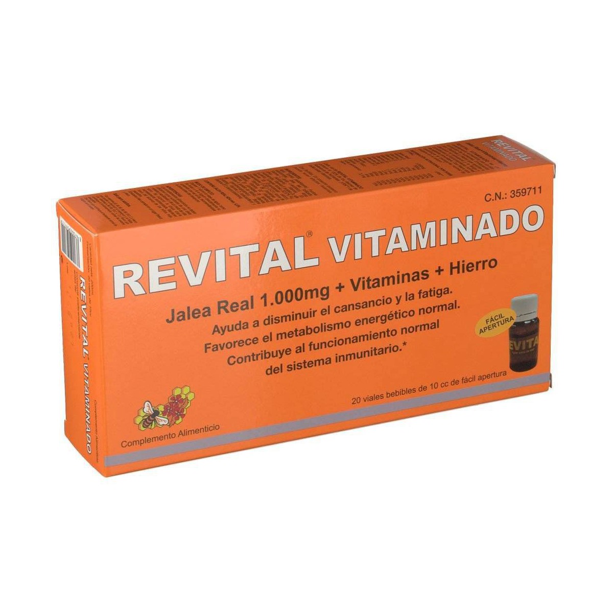 Revital Jalea Real 1000 + Vitamina 20