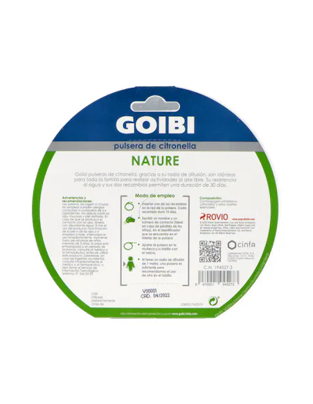Goibi Pulsera Citronela Angry Birds