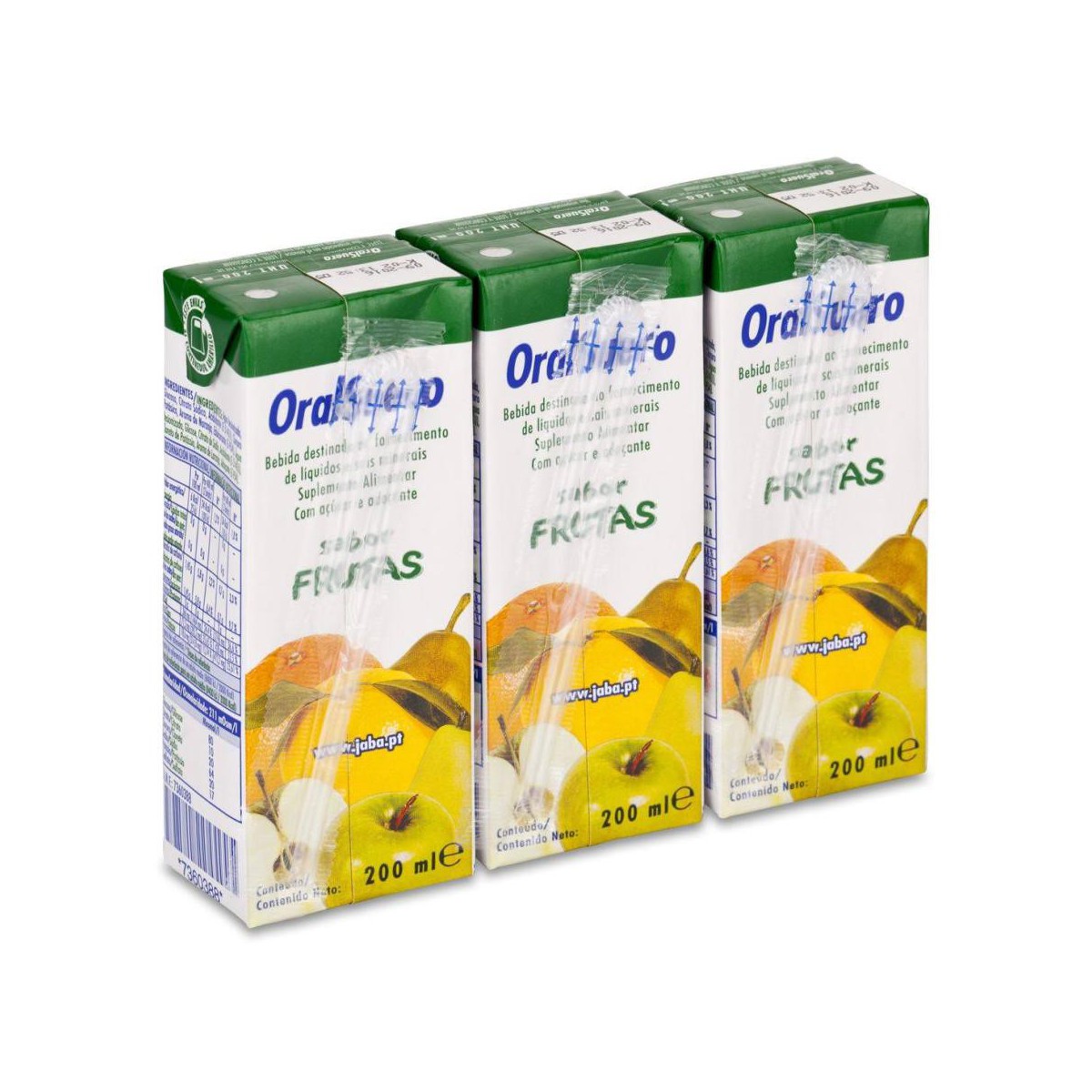 Oralsuero Pack 3x200 ml Sabor Fruta