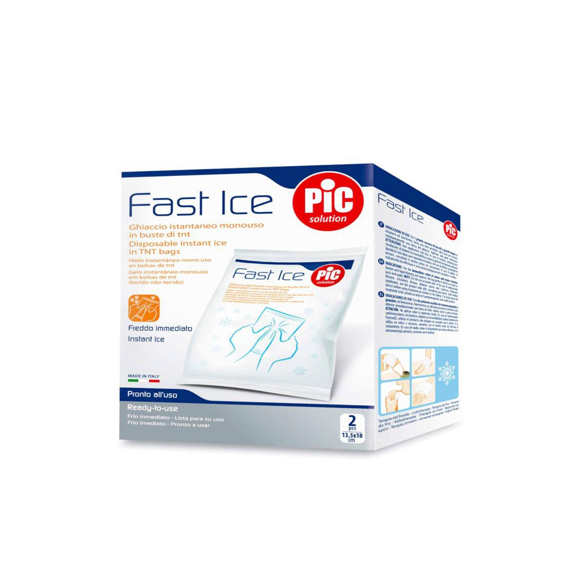 PIC HIELO INSTANTANEO MONOUSO FAST ICE 2 UNIDADES