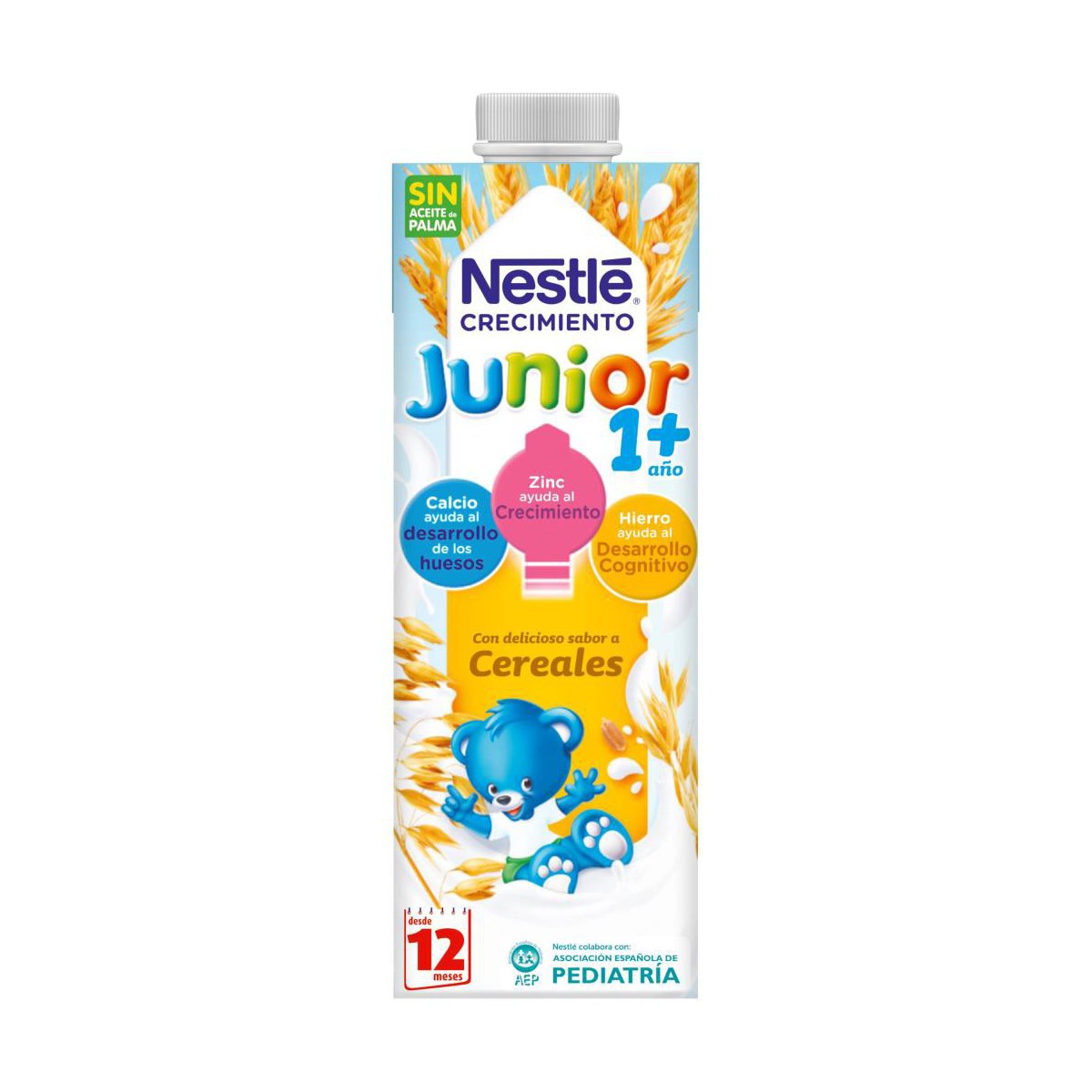 Nestle Junior Crecimiento Cereales +1 Año 1 Litro