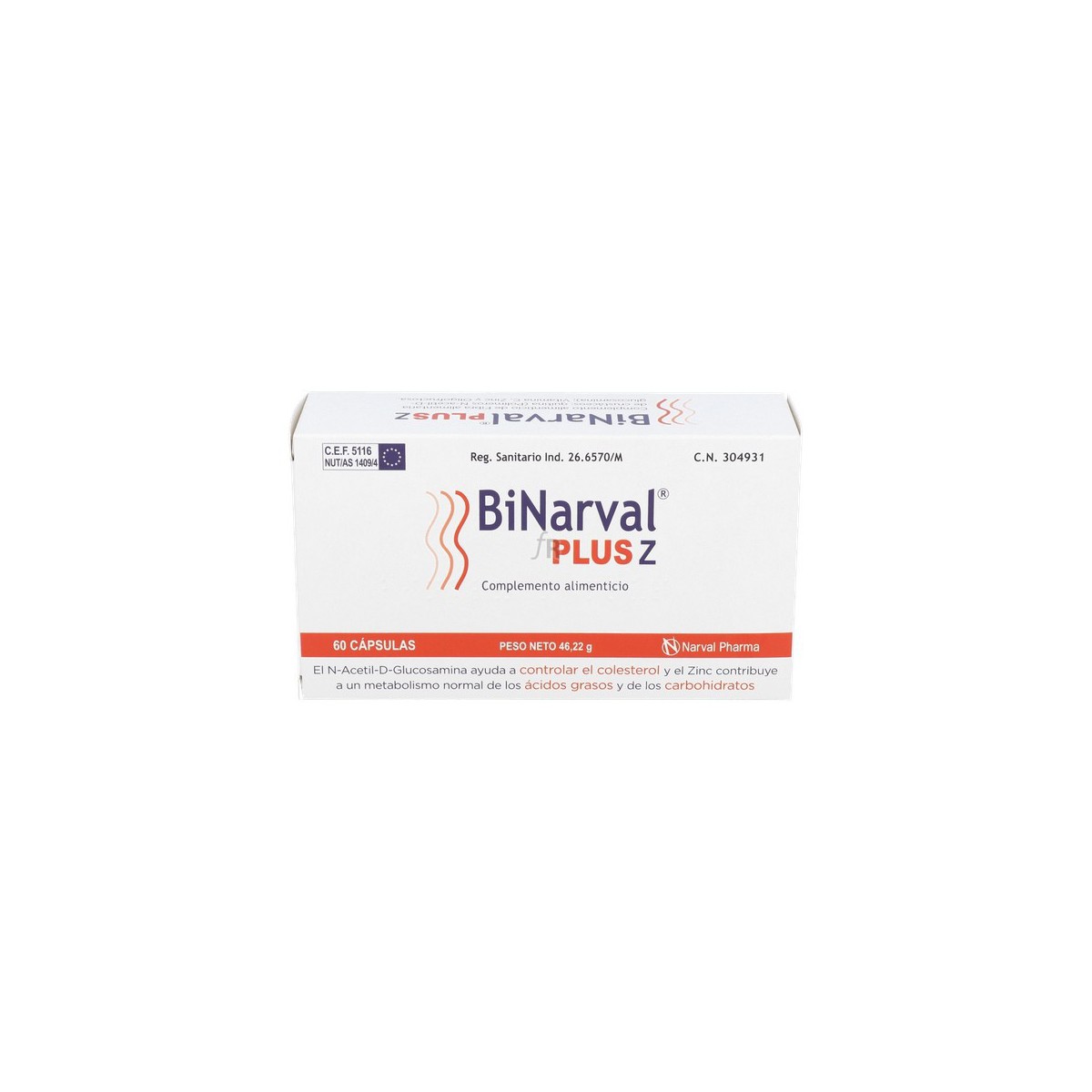 Binarval Plus 760 mg 60 cápsulas