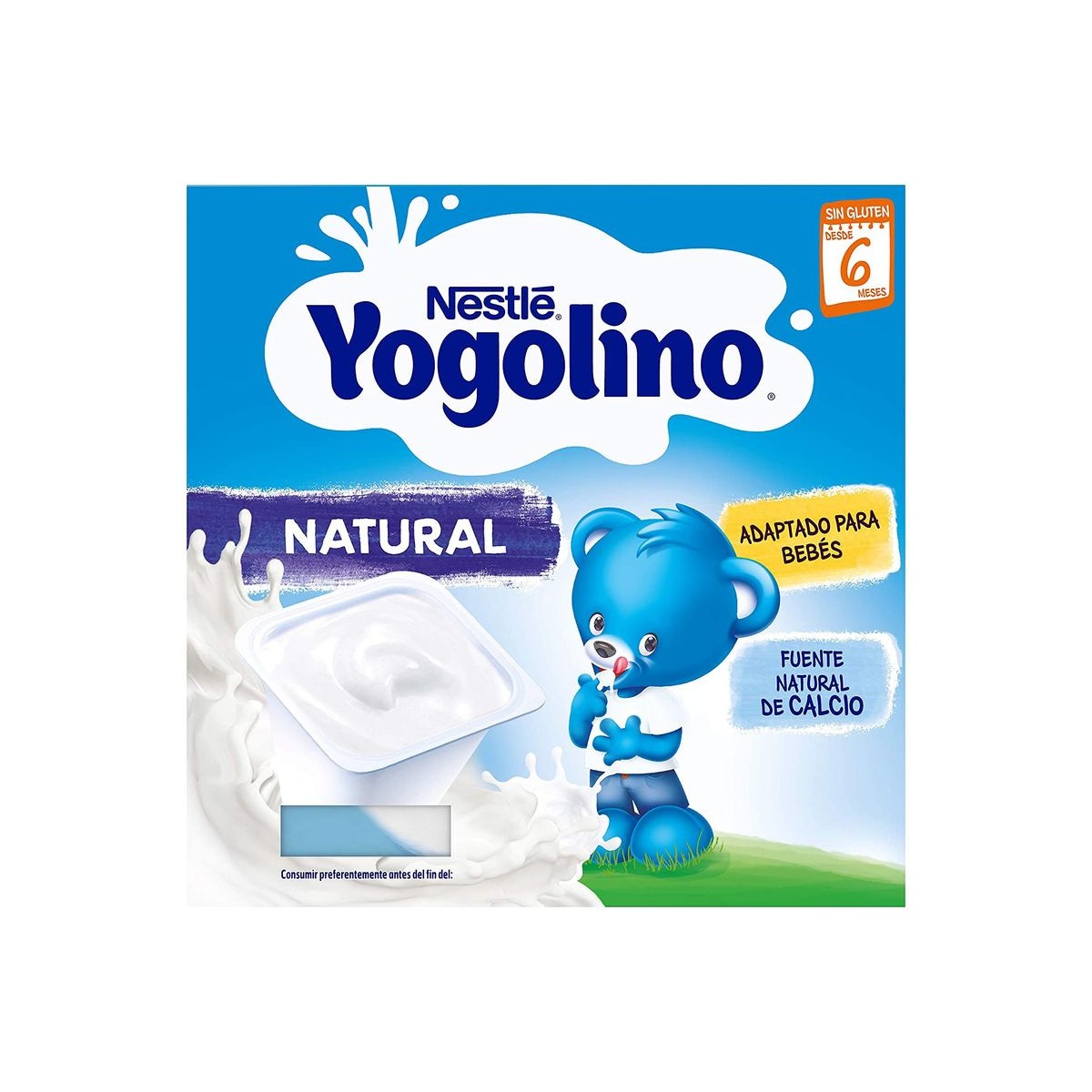 Nestle Yogolino Natural 4 Tarrinas x 100 gr