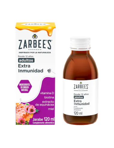 Zarbee's Jarabe Adultos Extra Inmunidad ayuda...