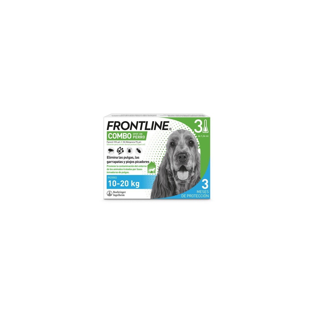Frontline Combo Spot On Perros 10-20 Kg 3 Pipetas